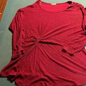 Women’s three-quarter sleeve sweater blouse